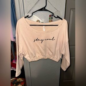 Free People Movement crop sweater